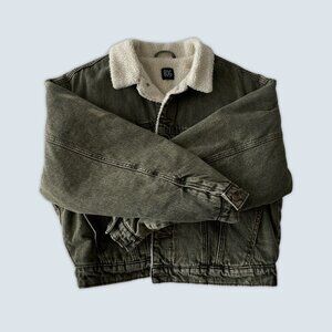 BDG Urban Outfitters Green Denim Jacket